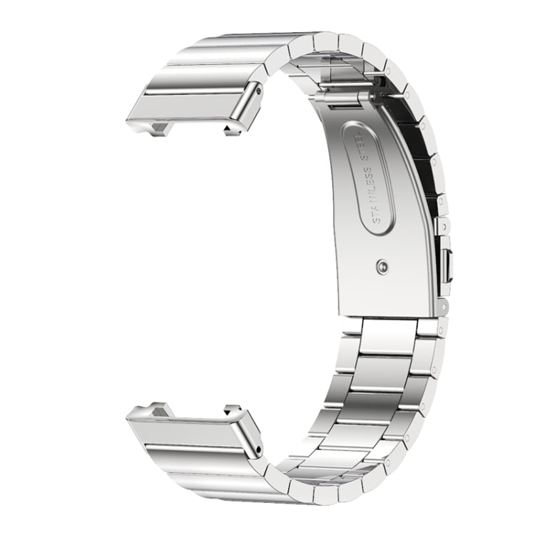 For Xiaomi Mi Band 7 Pro Mijobs Bamboo Stainless Steel Metal Watch Band(Silver) - Watch Bands by MIJOBS | Online Shopping South Africa | PMC TechLife | Buy Now Pay Later Mobicred