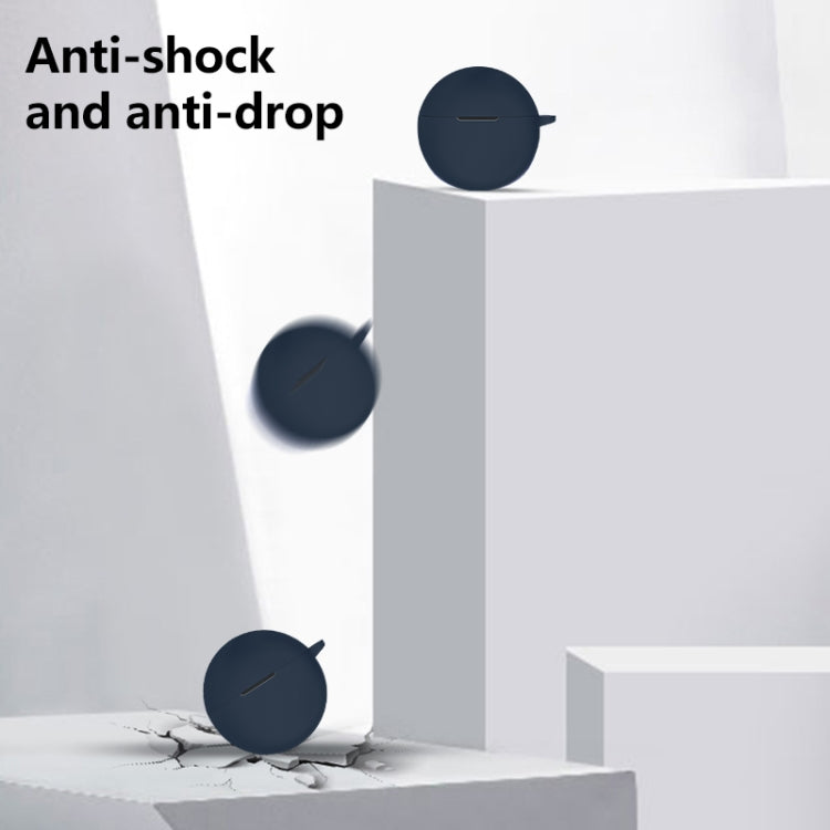 For OPPO Enco Air 2i Wireless Earphone Silicone Protective Case(Black) - Other Earphone Case by PMC TechLife | Online Shopping South Africa | PMC TechLife