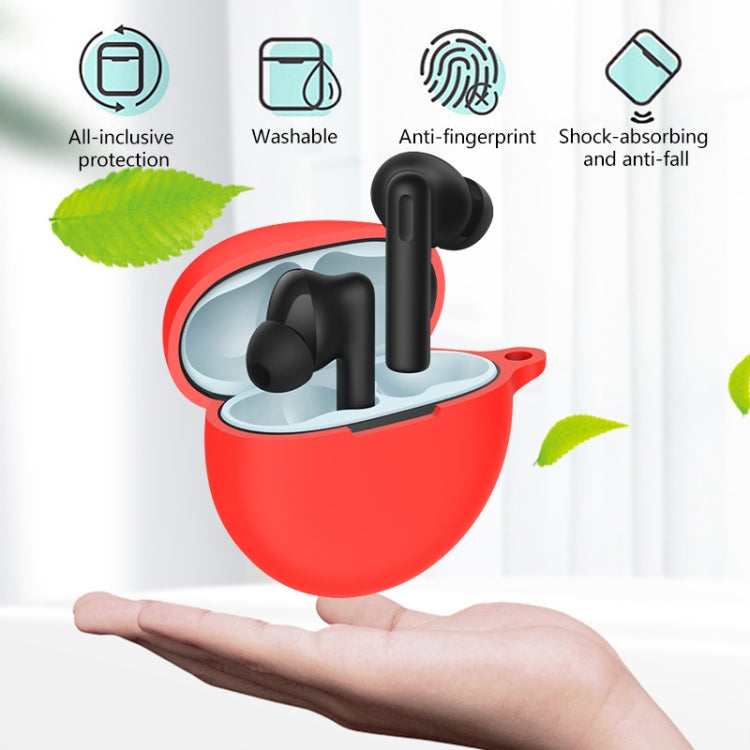 For OPPO Enco Air 2i Wireless Earphone Silicone Protective Case(Black) - Other Earphone Case by PMC TechLife | Online Shopping South Africa | PMC TechLife
