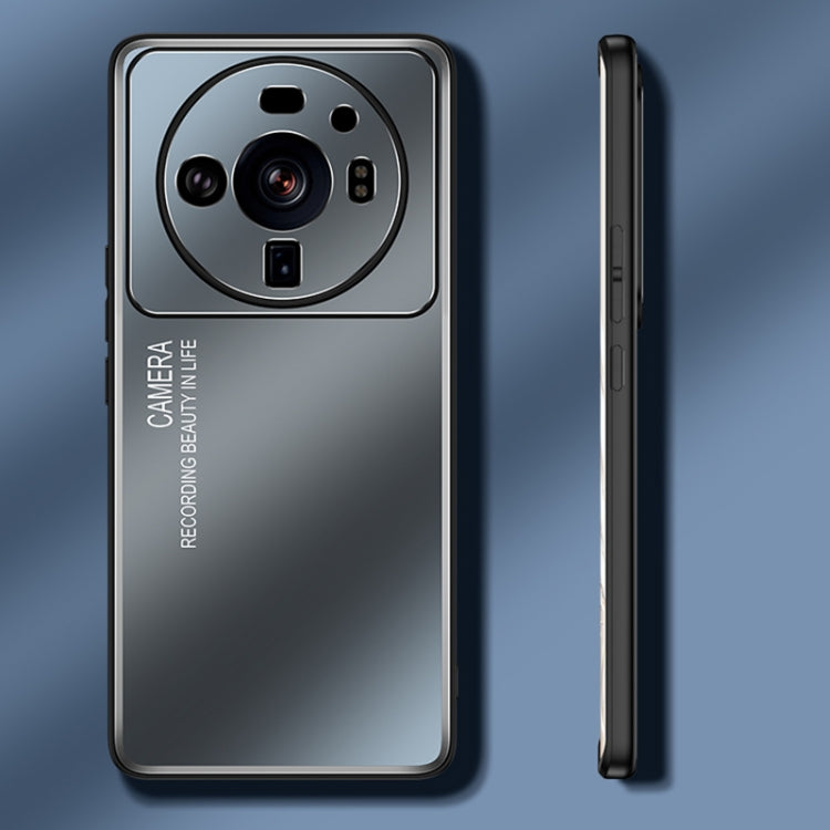 For Xiaomi 12/12S/12X Light and Shadow Series Frosted Metal Phone Case(Blue) - free shipping - PMC TechLife - Order now!