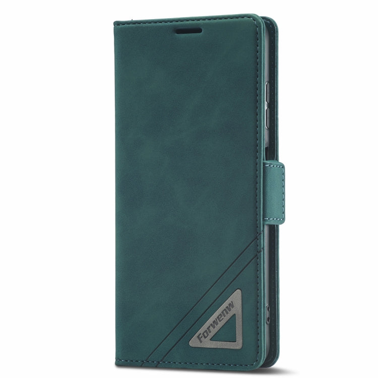 For Xiaomi Poco X3 Pro / X3 / X3 NFC Forwenw Dual-side Buckle Leather Phone Case(Dark Cyan) - Xiaomi Cases by Forwenw | Online Shopping South Africa | PMC TechLife | Buy Now Pay Later Mobicred
