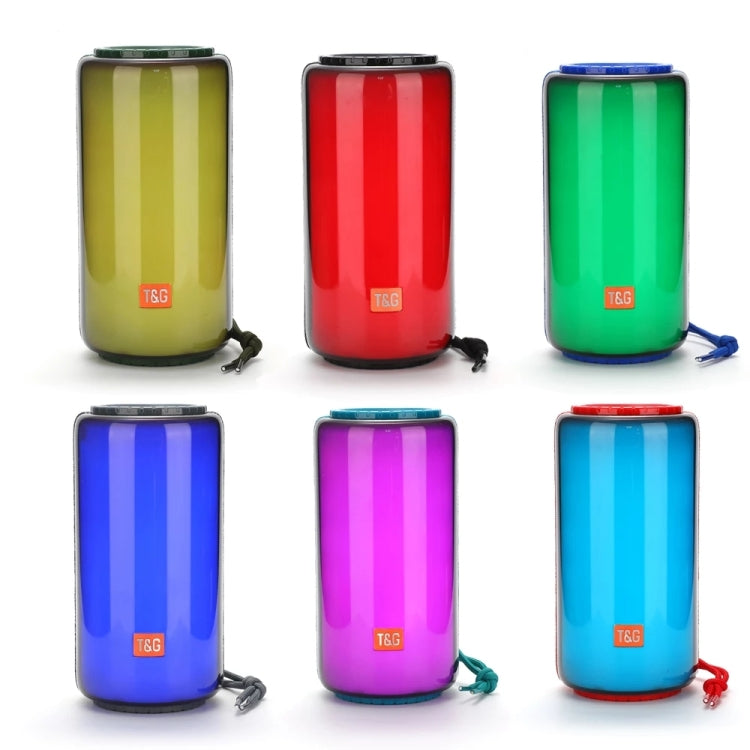 T&G TG639 10W Portable LED Light TWS Wireless Bluetooth Speaker(Light Blue) - Mini Speaker by T&G | Online Shopping South Africa | PMC TechLife | Buy Now Pay Later Mobicred