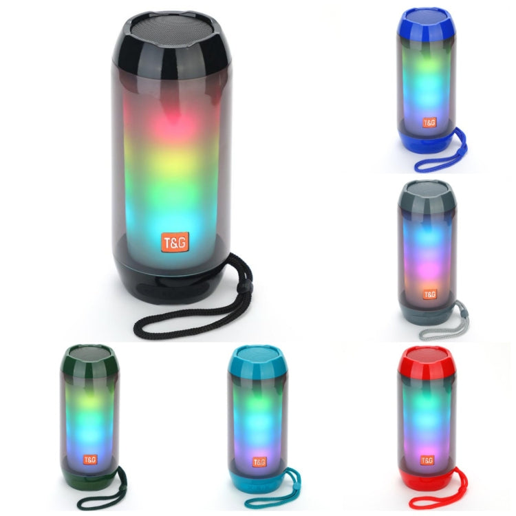 T&G TG643 Portable LED Light Waterproof Subwoofer Wireless Bluetooth Speaker(Red) - Waterproof Speaker by T&G | Online Shopping South Africa | PMC TechLife | Buy Now Pay Later Mobicred