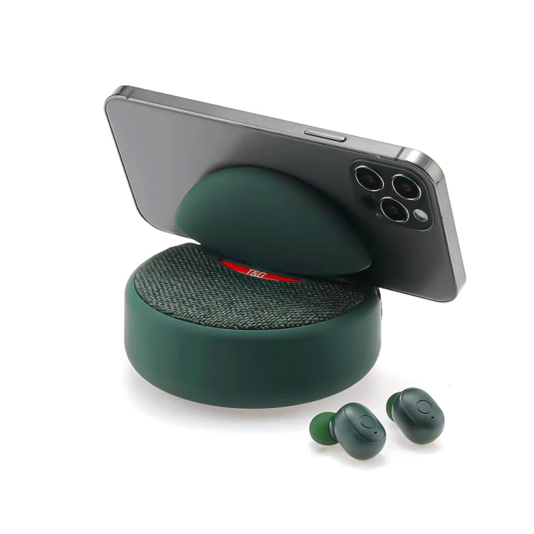 T&G TG808 2 in 1 Mini Wireless Bluetooth Speaker Wireless Headphones(Grey) - Mini Speaker by T&G | Online Shopping South Africa | PMC TechLife