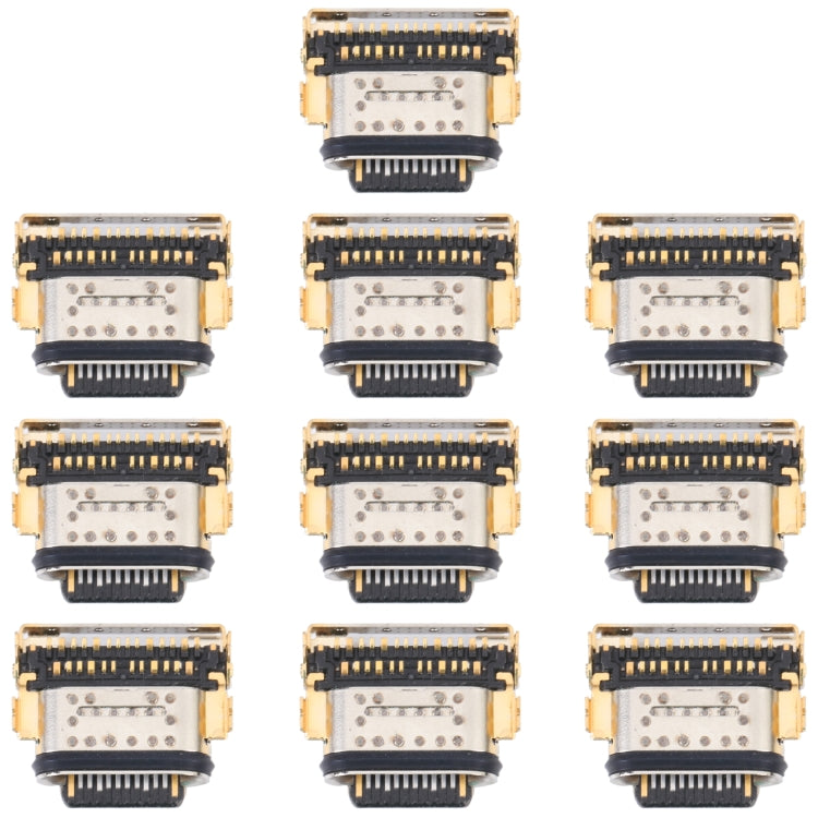 For vivo iQOO 5 5G/iQOO 5 Pro 5G 10pcs Charging Port Connector - Single Tail Connector by PMC TechLife | Online Shopping South Africa | PMC TechLife