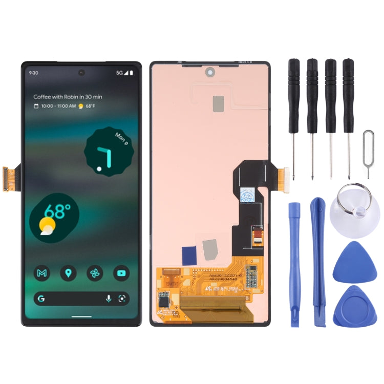 OEM LCD Screen For Google Pixel 6A GX7AS GB62Z G1AZG with Digitizer Full Assembly - free shipping - PMC TechLife - Order now!