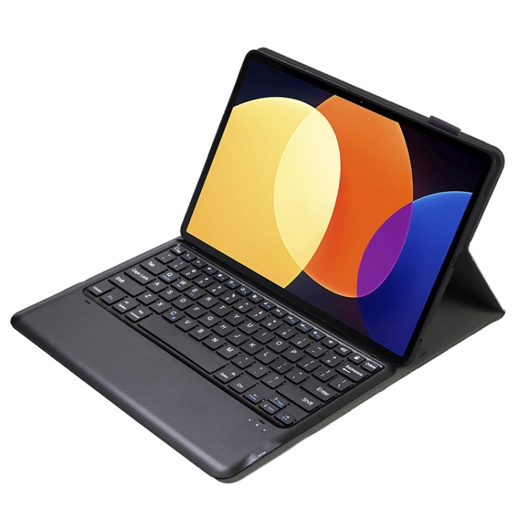 A0N4 Detachable Sheep Pattern TPU Bluetooth Keyboard Tablet Leather Case For Xiaomi Pad 5 Pro 12.4(Black) - Mi Pad 5 Pro 12.4 Case by PMC TechLife | Online Shopping South Africa | PMC TechLife