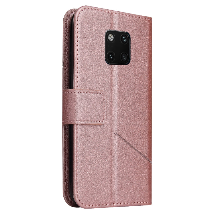 For Huawei Mate 20 Pro GQUTROBE Right Angle Leather Phone Case(Rose Gold) - free shipping - PMC TechLife - Order now!