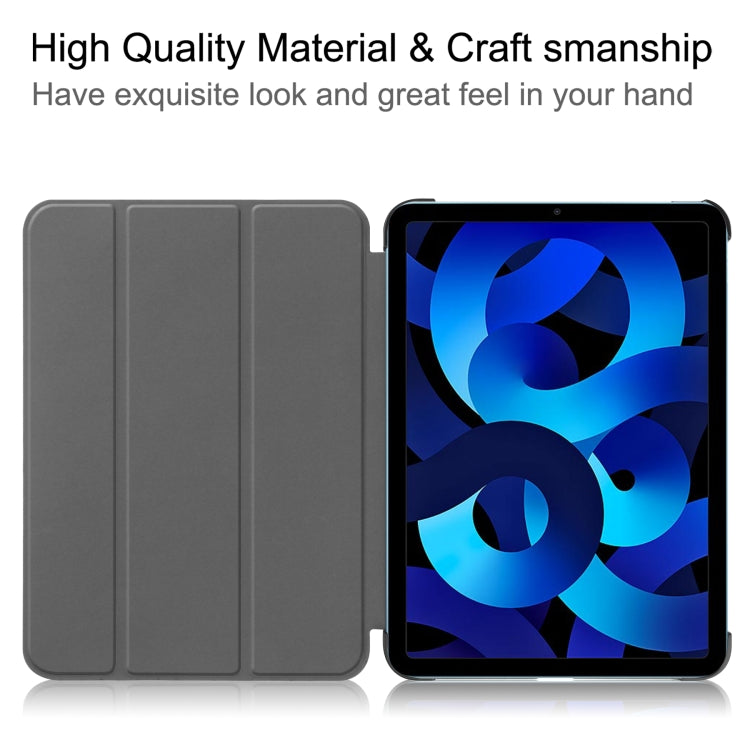 Solid Color Custer Texture Leather Tablet Case For iPad 10th Gen 10.9 2022 / 2025 (Black) - free shipping - PMC TechLife - Order now!