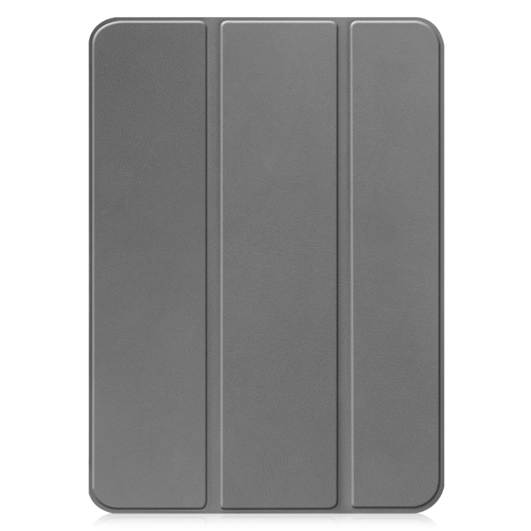 Solid Color Custer Texture Leather Tablet Case For iPad 10th Gen 10.9 2022 / 2025 (Gray) - iPad 2025 / 2022 Cases by PMC TechLife | Online Shopping South Africa | PMC TechLife | Buy Now Pay Later Mobicred
