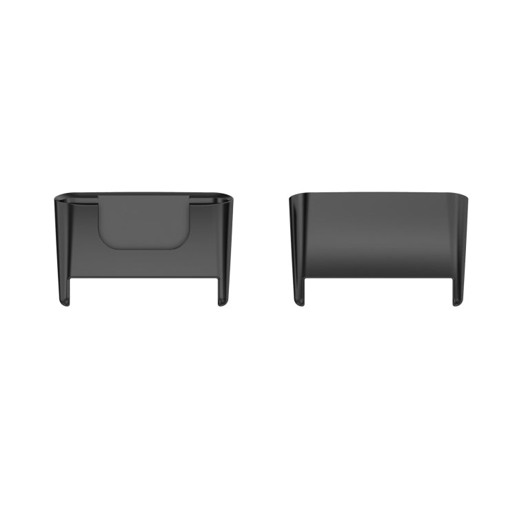For Xiaomi Mi Band 7 Pro 1 Pair Metal Watch Band Connector(Black) -  by PMC TechLife | Online Shopping South Africa | PMC TechLife