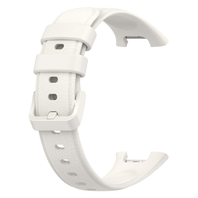 For Xiaomi Mi Band 7 Pro Litchi Texture Leather Watch Band(White) - free shipping - PMC TechLife - Order now!