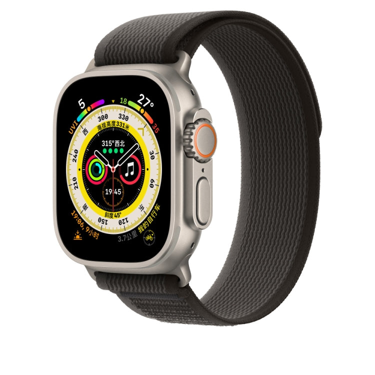 Nylon Watch Band For Apple Watch 42mm / 41mm / 40mm / 38mm(Black) - Watch Bands by PMC TechLife | Online Shopping South Africa | PMC TechLife | Buy Now Pay Later Mobicred