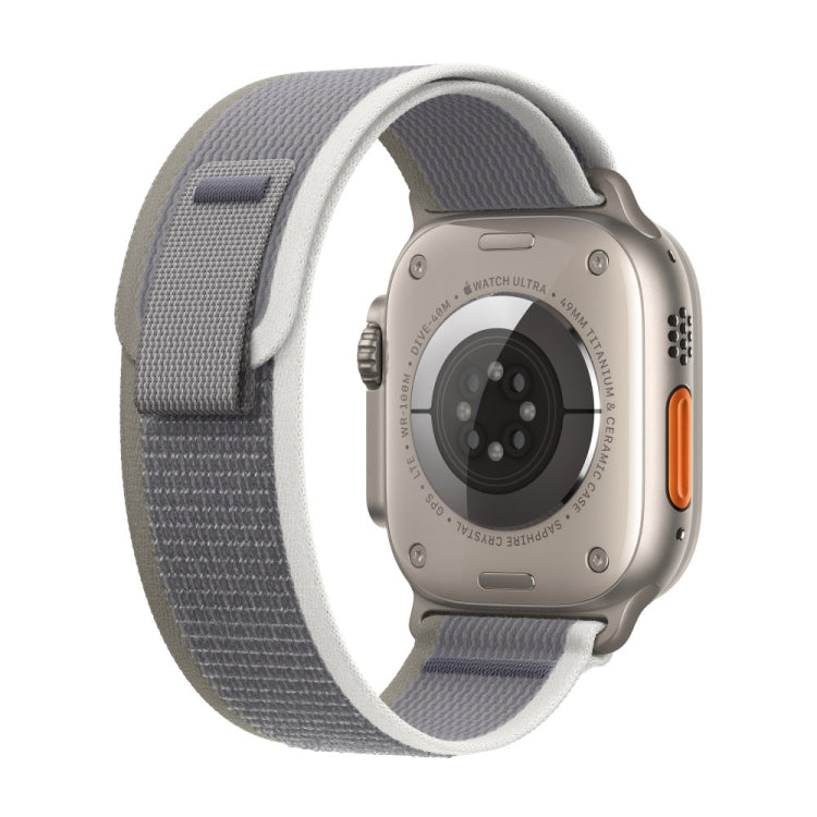 Nylon Watch Band For Apple Watch 42mm / 41mm / 40mm / 38mm (Grey Green) - Watch Bands by PMC TechLife | Online Shopping South Africa | PMC TechLife | Buy Now Pay Later Mobicred