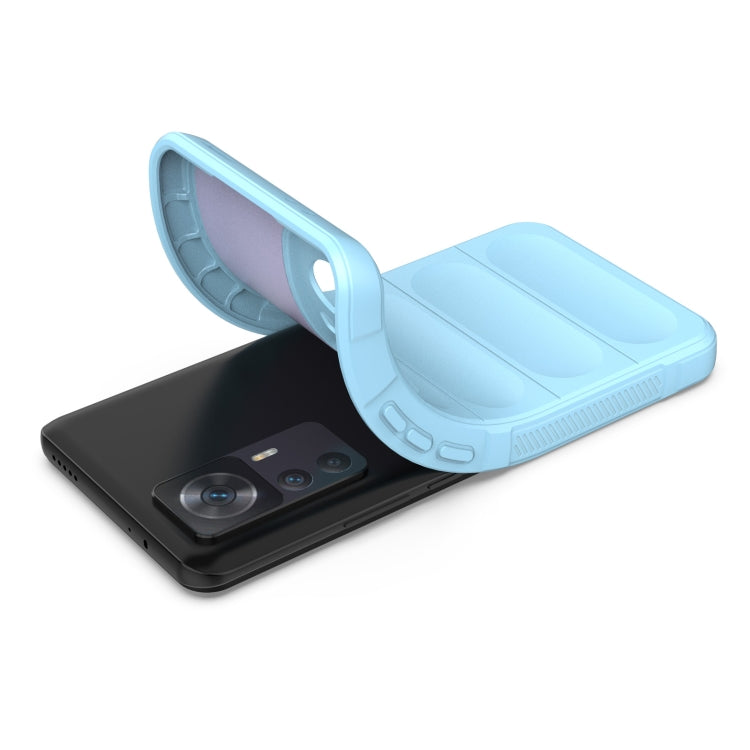 For Xiaomi Redmi K50 Ultra / Xiaomi 12T Magic Shield TPU + Flannel Phone Case(Dark Green) - free shipping - PMC TechLife - Order now!