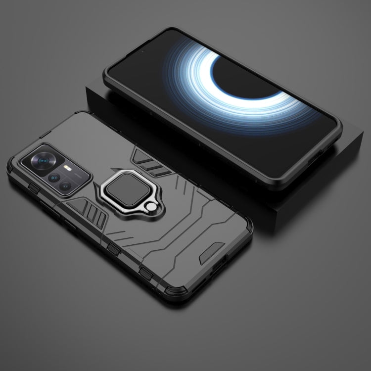 For Xiaomi Redmi K50 Ultra / Xiaomi 12T Magnetic Ring Holder PC + TPU Phone Case(Black) - free shipping - PMC TechLife - Order now!