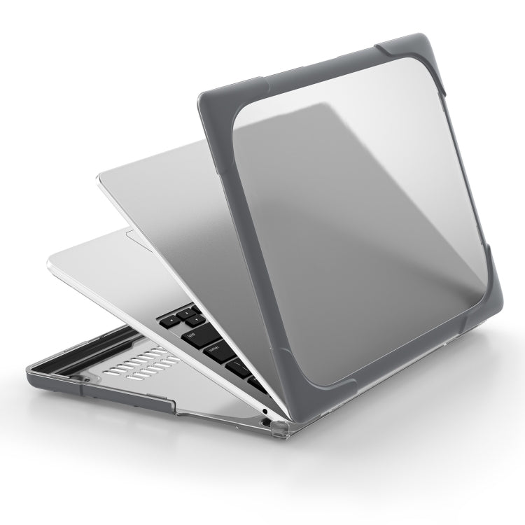 For MacBook Air 13.6 inch A2681 2022 / M3 2024 A3113 / M4 2025 A3240 TPU + PC Two-color Anti-fall Laptop Protective Case(Grey) - MacBook Air Cases by PMC TechLife | Online Shopping South Africa | PMC TechLife | Buy Now Pay Later Mobicred