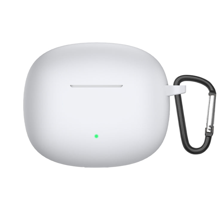 For Honor WINGcloud Earbuds X3i Silicone Protective Case with Hook(White) - Huawei Earphone Case by PMC TechLife | Online Shopping South Africa | PMC TechLife