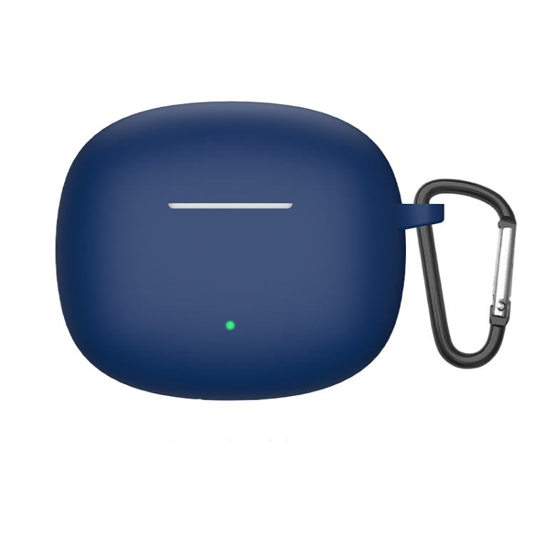 For Honor WINGcloud Earbuds X3i Silicone Protective Case with Hook(Dark Blue) - Huawei Earphone Case by PMC TechLife | Online Shopping South Africa | PMC TechLife