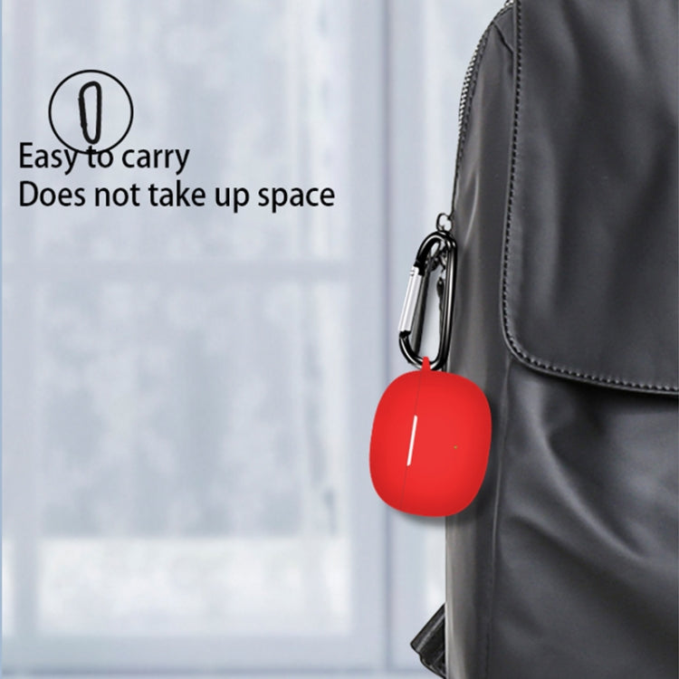 For Honor WINGcloud Earbuds X3i Silicone Protective Case with Hook(Yellow) - Huawei Earphone Case by PMC TechLife | Online Shopping South Africa | PMC TechLife