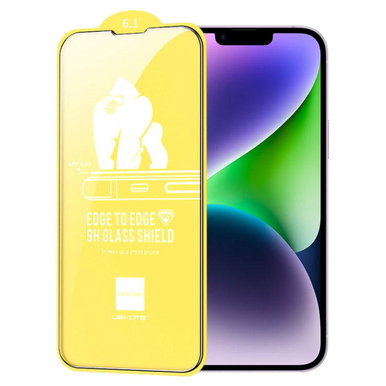 For iPhone 14 WEKOME 9D Curved HD Tempered Glass Film - iPhone 14 Tempered Glass by WK | Online Shopping South Africa | PMC TechLife