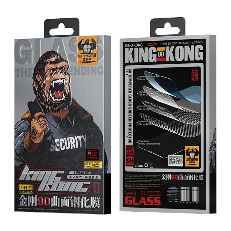 For iPhone 14 WEKOME 9D Curved HD Tempered Glass Film - iPhone 14 Tempered Glass by WK | Online Shopping South Africa | PMC TechLife