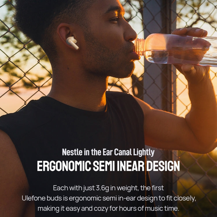 Original Ulefone Buds TWS True Wireless Bluetooth Earphone(White) - Bluetooth Earphone by Ulefone | Online Shopping South Africa | PMC TechLife | Buy Now Pay Later Mobicred
