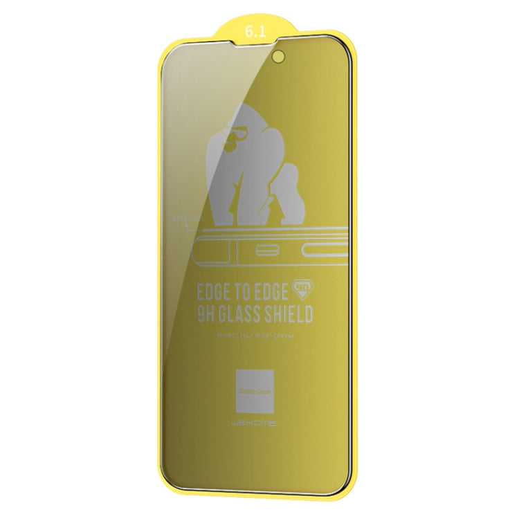 For iPhone 14 WEKOME 9D Curved Privacy Tempered Glass Film - iPhone 14 Tempered Glass by WK | Online Shopping South Africa | PMC TechLife