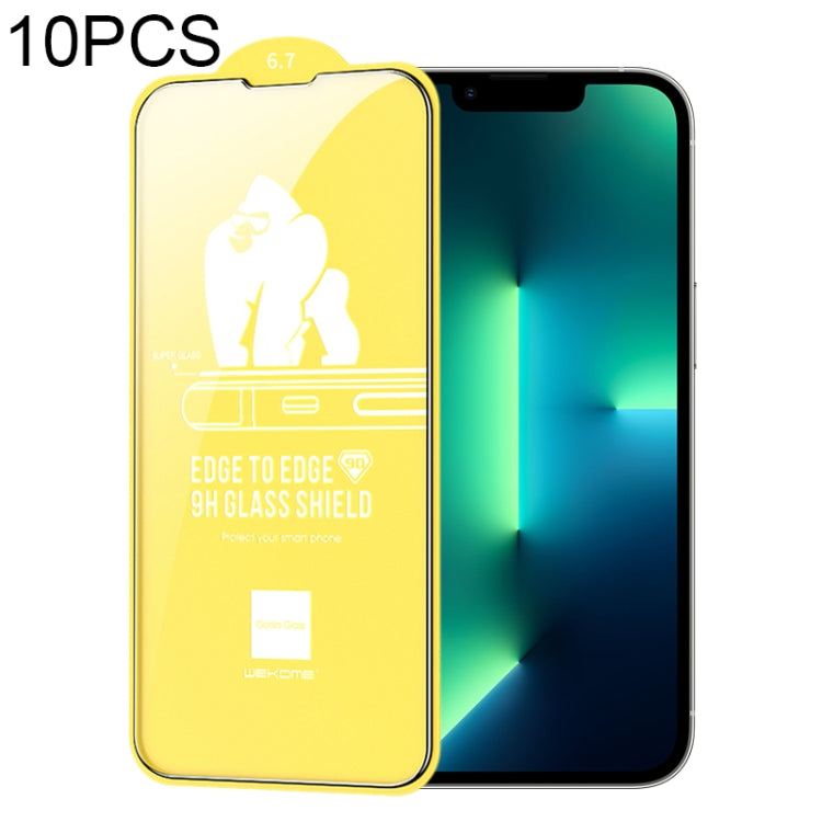 For iPhone 13 Pro Max 10pcs WEKOME 9D Curved HD Tempered Glass Film - iPhone 13 Pro Max Tempered Glass by WK | Online Shopping South Africa | PMC TechLife