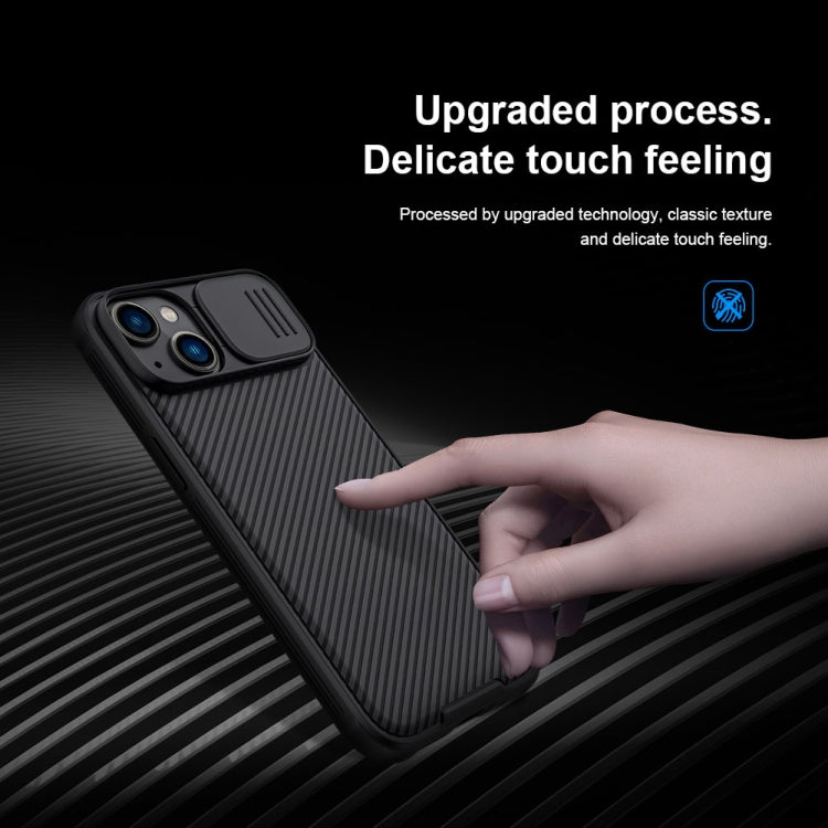 For iPhone 14 NILLKIN CamShield Pro Protective Phone Case(Blue) - free shipping - PMC TechLife - Order now!