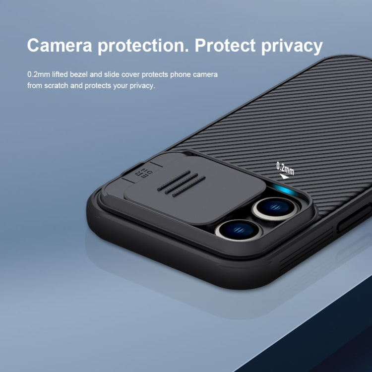 For iPhone 14 Pro Max NILLKIN CamShield Pro Protective Phone Case(Black) - free shipping - PMC TechLife - Order now!