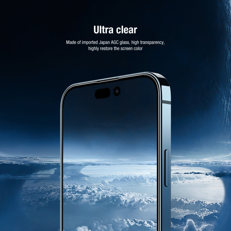 For iPhone 14 Pro Max NILLKIN 2 in 1 HD Full Screen Tempered Glass Film + Camera Protector Set - iPhone 14 Pro Max Tempered Glass by NILLKIN | Online Shopping South Africa | PMC TechLife | Buy Now Pay Later Mobicred