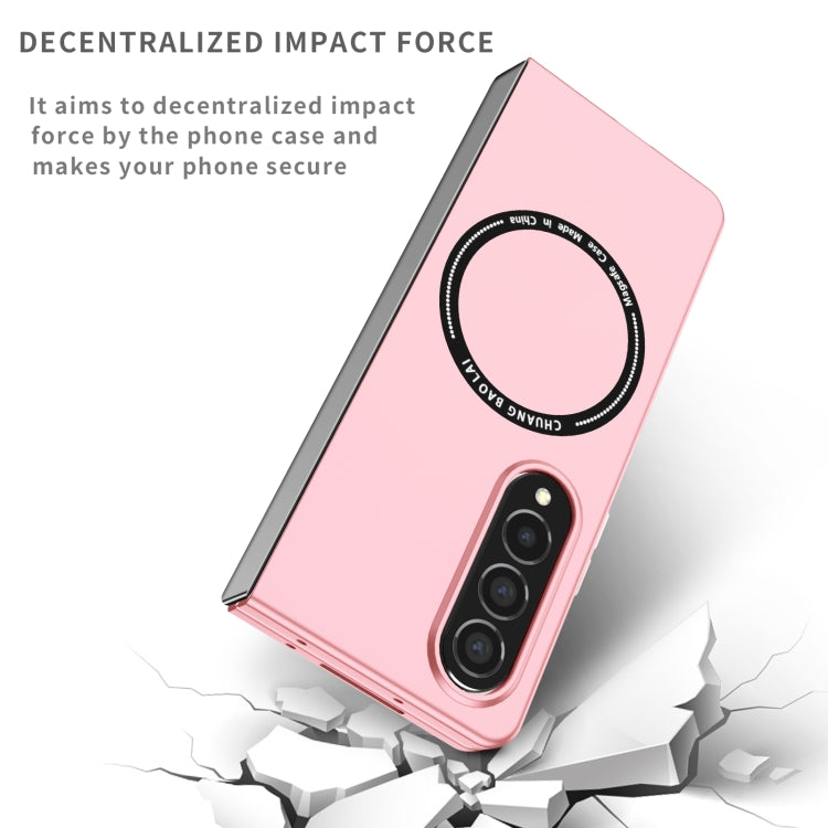 For Samsung Galaxy Z Fold4 Magsafe Magnetic Folding PC Phone Case(Pink) - Galaxy Z Fold4 5G Cases by PMC TechLife | Online Shopping South Africa | PMC TechLife