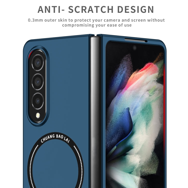 For Samsung Galaxy Z Fold4 Magsafe Magnetic Folding PC Phone Case(Blue) - Galaxy Z Fold4 5G Cases by PMC TechLife | Online Shopping South Africa | PMC TechLife | Buy Now Pay Later Mobicred