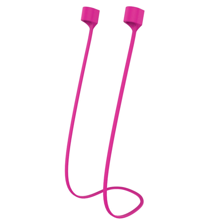 For AirPods Pro 2 Bluetooth Headset Anti-lost Rope Magnetic Silicone Lanyard(Rose Red) - Anti-lost & Holder by PMC TechLife | Online Shopping South Africa | PMC TechLife | Buy Now Pay Later Mobicred