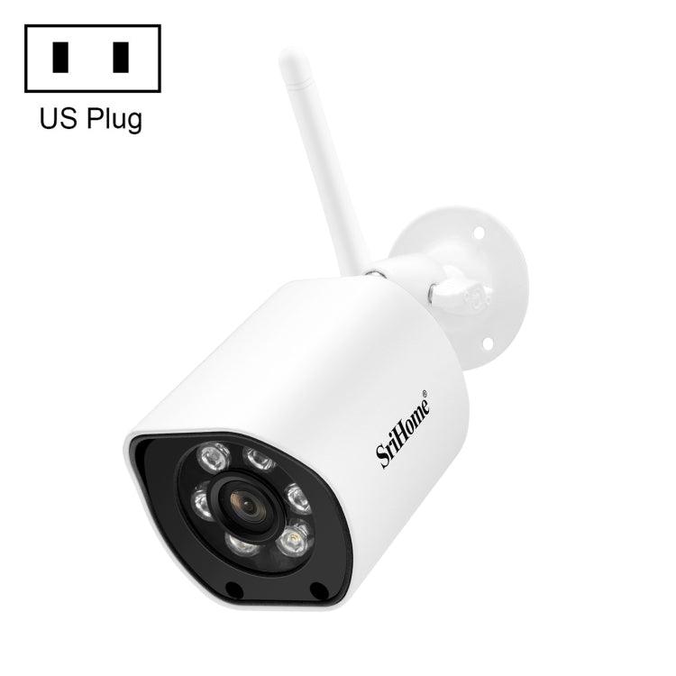 SriHome SH034C 4.0MP AI Humanoid Tracking WiFi Outdoor Surveillance Camera(US Plug) - Bullet Camera by SriHome | Online Shopping South Africa | PMC TechLife | Buy Now Pay Later Mobicred