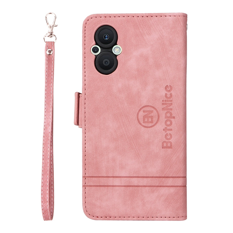 For OPPO Reno 7Z 5G BETOPNICE Dual-side Buckle Leather Phone Case(Pink) - free shipping - PMC TechLife - Order now!