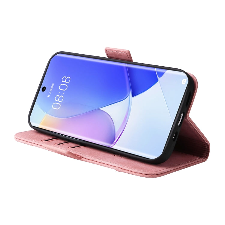 For Huawei nova 9 BETOPNICE Dual-side Buckle Leather Phone Case(Pink) - Huawei Cases by BETOPNICE | Online Shopping South Africa | PMC TechLife | Buy Now Pay Later Mobicred
