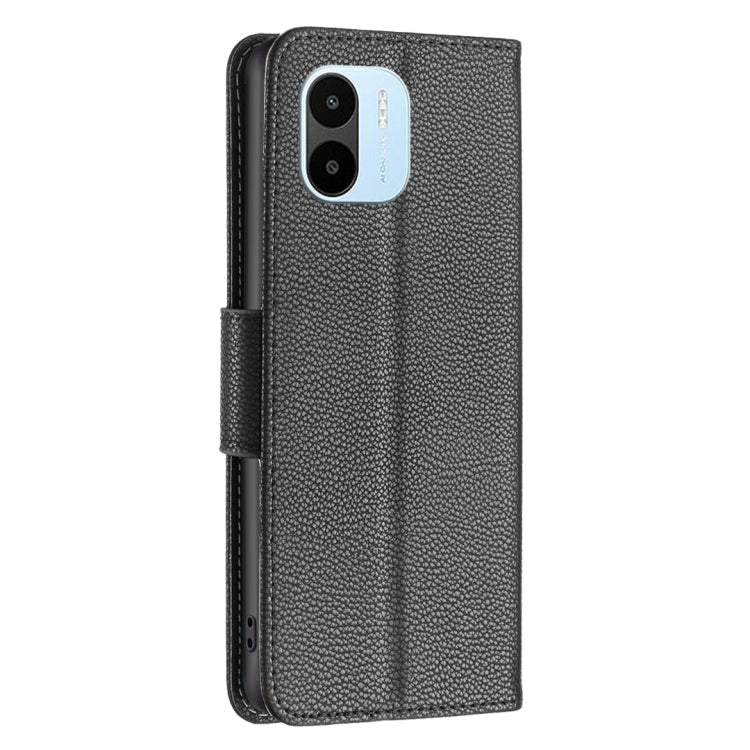 For Xiaomi Redmi A1/Redmi A1+ Litchi Texture Pure Color Leather Phone Case(Black) - free shipping - PMC TechLife - Order now!