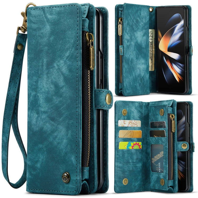 For Samsung Galaxy Z Fold4 CaseMe 008 Detachable Multifunctional Leather Phone Case(Blue) - free shipping - PMC TechLife - Order now!