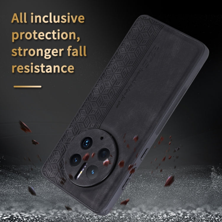For Huawei Mate 50 Pro AZNS 3D Embossed Skin Feel Phone Case(Brown) - Huawei Cases by AZNS | Online Shopping South Africa | PMC TechLife | Buy Now Pay Later Mobicred