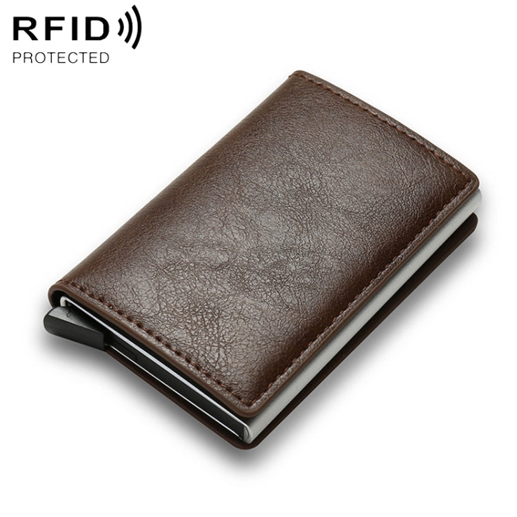 C1804H1 RFID Carbon Fiber Wallet For Men(Coffee) - free shipping - PMC TechLife - Order now!