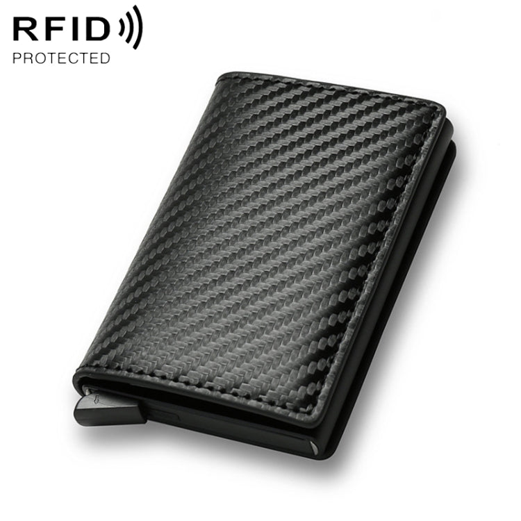 C1804H1 RFID Carbon Fiber Wallet For Men(Black Carbon Fibers) - free shipping - PMC TechLife - Order now!