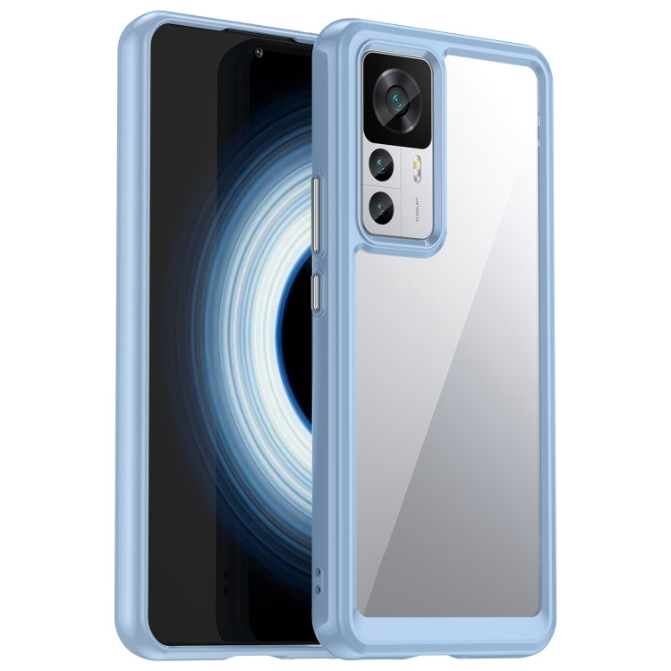 For Xiaomi Redmi K50 Ultra/Xiaomi 12T/Xiaomi 12T Pro Colorful Series Acrylic + TPU Phone Case(Blue) - free shipping - PMC TechLife - Order now!