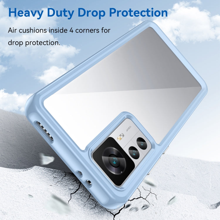 For Xiaomi Redmi K50 Ultra/Xiaomi 12T/Xiaomi 12T Pro Colorful Series Acrylic + TPU Phone Case(Blue) - free shipping - PMC TechLife - Order now!