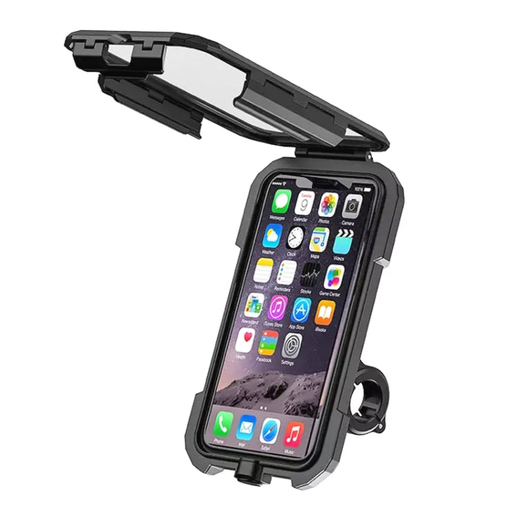 Kewig M18L-A1 Motorcycle / Bicycle Handlebar Wireless Charging Waterproof Box Mobile Phone Holder - free shipping - PMC TechLife - Order now!