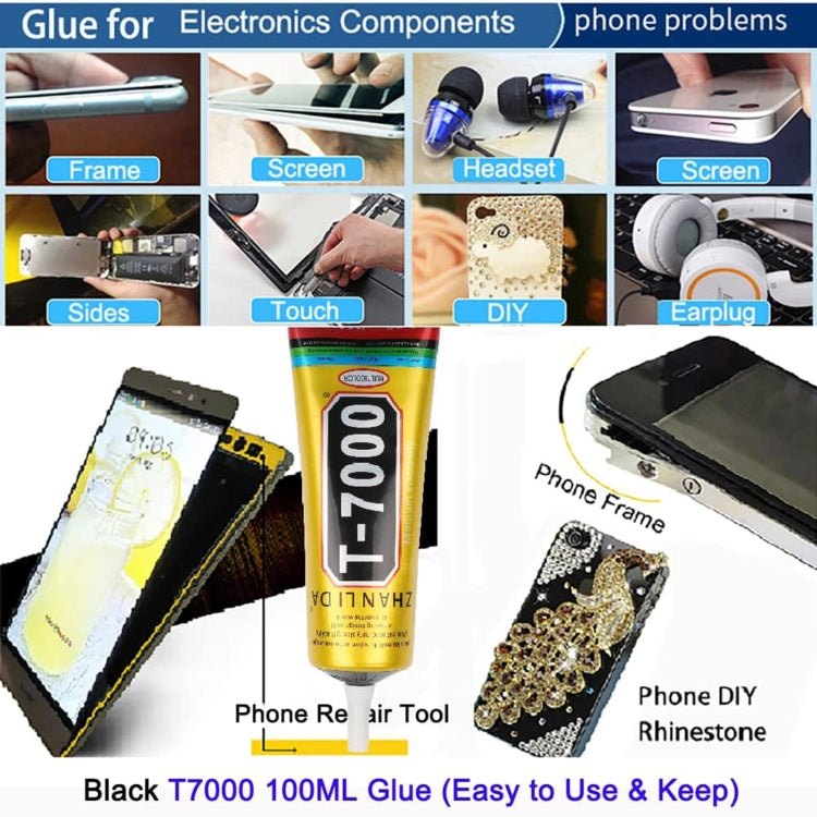 15mL T7000 LCD Screen Black Glue Multifunction Universal DIY Adhesive Glue - Repair Glue Series by PMC TechLife | Online Shopping South Africa | PMC TechLife | Buy Now Pay Later Mobicred