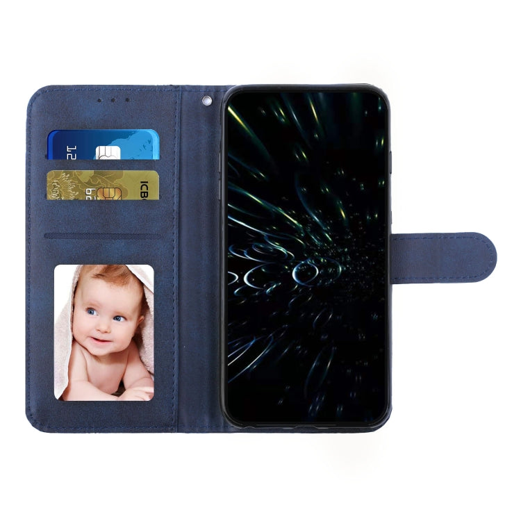 Stitching Calf Texture Buckle Leather Phone Case For OPPO A57 5G/Realme V23/A77 5G/A57 4G Global/A57e 4G Global/A57s 4G Global/A77 4G Global/OnePlus Nord N20 SE 4G Global(Blue) - free shipping - PMC TechLife - Order now!