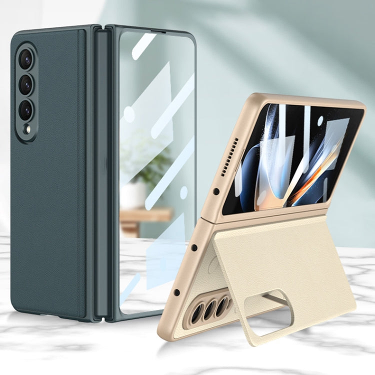 For Samsung Galaxy Z Fold4 GKK Integrated Ultra-thin Folding Leather Phone Case with Stand(Black) - Galaxy Z Fold4 5G Cases by GKK | Online Shopping South Africa | PMC TechLife | Buy Now Pay Later Mobicred