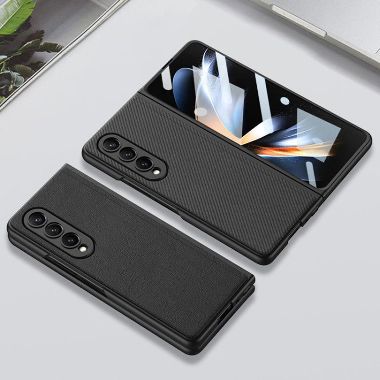 For Samsung Galaxy Z Fold4 GKK Integrated Ultra-thin Folding Leather Phone Case with Stand(Black) - Galaxy Z Fold4 5G Cases by GKK | Online Shopping South Africa | PMC TechLife | Buy Now Pay Later Mobicred